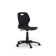Zara - Multi-Purpose Chair Anthracite, 5 Star Black Swivel Base - Black - view 1