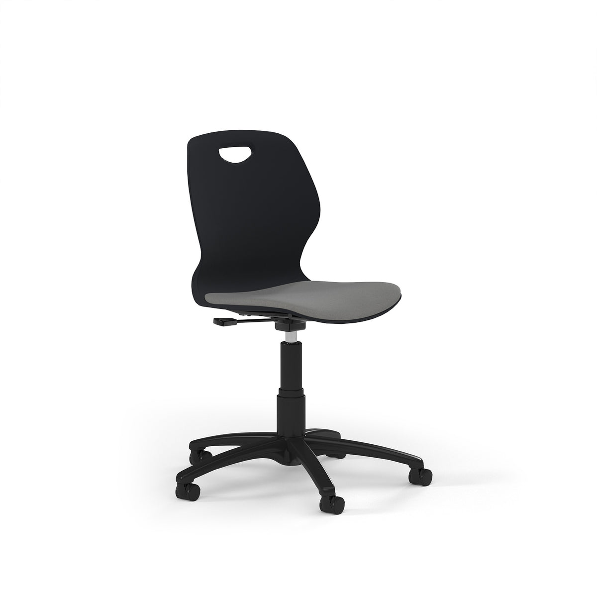 Zara - Multi-Purpose Chair Anthracite, 5 Star Black Swivel Base - Black - view 1
